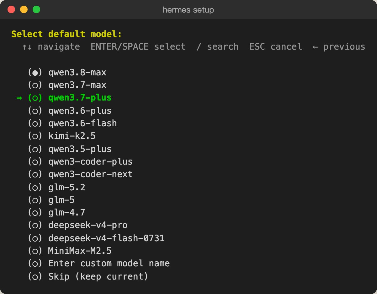 Select default model 列表